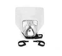 Vuzmode Phare de moto universel blanc 2018, lampe frontale, carénage for motocross, supermoto Témoin lumineux moto