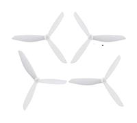 Vuzmode Pièces d'hélice automotrice Triangulaire améliorées for MJX Bugs 2 B2 SE B2C B2W, Accessoires de Drone RC quadrirotor Drone 9 Pouces à hélice bipale(White)