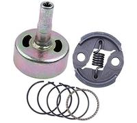 Vuzmode Pignon de tambour d'embrayage 9 dents, segments de piston de 35 mm, for moteur 4 temps GX25 25 cm³, pièces de débroussailleuse Segment de piston
