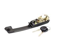 Vuzmode Poignée de porte avant côté conducteur gauche noire, for VW, LH Hand Sedan, for Passat, 357837205B Poignée de porte extérieure