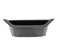 Vuzmode Poignée de porte conducteur en fibre carbone ABS, accoudoir, panneau rangement, for BMW X3, X4 F25 F26 2011-17 Couvercle de poignée de porte intérieure(Carbon Fiber)