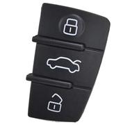 Vuzmode Porte-clés de Voiture à 3 Boutons, étui for clé Distance en Silicone for A2 A3 S3 A4 A6 A6L A8 Q3 TT Quattro Housse de clé de Voiture