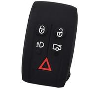 Vuzmode Porte-clés de Voiture à 5 Boutons, for Jaguar, XK XF XJ8 XK8 XRR 2007-2013, Coque de Protection en Silicone for clé de Voiture à Distance Housse de clé de Voiture