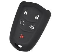 Vuzmode Porte-clés de Voiture, for Cadillac, CT6 ATS CTS XTS SRX 2015-2019, Coque de télécommande en Silicone sans clé, Housse de Protection de Manchon de Veste Housse de clé de Voiture