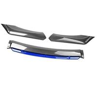 Vuzmode Protecteur de Pare-Choc Avant Voiture, Kit carrosserie, Bande décorative, séparateur lèvre Canard, Largeur berline inférieure à 176cm Séparateur Avant(Black Carbon Blue)