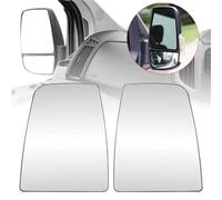 Vuzmode Rétroviseur extérieur convexe chauffant, for Ford, Transit, Van 8 Mk8 150 250 350 2015-2022 Ck4z17k707d Bk3z17k707a 1823985 Verre de rétroviseur(1 Pair Upper)