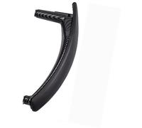 Vuzmode RHD Poignée d'accoudoir de porte intérieure gauche droite en fibre carbone for BMW E70 E71 E72 X5 X6 2007-2013 Poignée de panneau de porte de remplacement(BLACK CF-Left)
