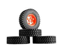 Vuzmode Roue ABS 1,9 pouces en caoutchouc 98 mm, pneus for HSP, 1/10 1:10 Climbing Car RC 6030-T133 Voiture miniature tout-terrain avec roues en caout(6030R-T133)