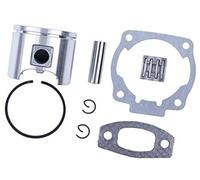 Vuzmode Roulement à aiguilles de piston 46 mm, for Husqvarna, 51/55, Rancher, joint de silencieux de cylindre de tronçonneuse EU1 EPA 503608101 Segment de piston