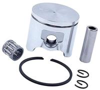 Vuzmode Segment de piston 42 mm, circlip à axe 10 mm, roulement à aiguilles, for tronçonneuse Husqvarna 340 345 346 XP E EPA n° 503907371, 503 90 73-71 Segment de piston