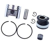 Vuzmode Segments de piston 38 mm, roulement de collecteur d'admission, for tronçonneuse STIHL 018 MS180, pièces de rechange n° 1130 030 2004 Segment de piston