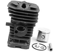 Vuzmode Segments de piston de cylindre plaqués NIKASIL 38 mm, for moteurs de tronçonneuse Husqvarna 142, 141, 137 et 136 Segment de piston