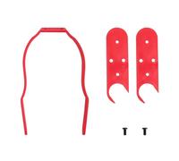 Vuzmode Support de garde-boue for scooter électrique, avec couvercle d'écart, for Xiaomi, M365/M365 Pro 1s 2, Protection antichoc Pare-éclaboussures arrière pour scooter(Rot)