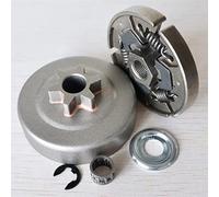 Vuzmode Tambour d'embrayage P 7, jante de pignon, rondelle roulement à aiguilles, embrayage Clip E, for pièces réparation Sthil 017 018 MS170 MS180 Kit d'embrayage pour tondeuse à gazon