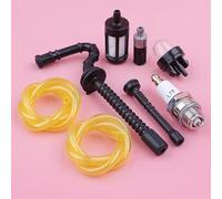 Vuzmode Tuyau de ligne de filtre à mazout, for STIHL, MS192 MS192T MS192TC, Kit de bougie d'allumage d'ampoule d'amorçage, pièce de rechange de rechange for tronçonneuse, également 188-512 Tuyau flexi