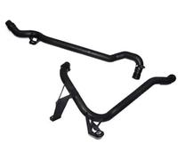 Vuzmode Tuyau d'eau de refroidissement for chauffage du moteur, for, série 3/11531705210 11537502525, X5 E53 X3 E83 Z4 E85 Z3 E36, 5/7 Durite de radiateur(BLACK 1 Pair Hose)