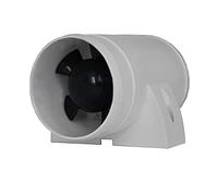 Vuzmode Ventilateur d'extraction de Ventilation de Yacht d'eau de Camping-Car de Turbo de cale de Bateau Marin en Ligne ABS à Faible Bruit Souffleur de Moteur Marin(White)