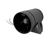 Vuzmode Ventilateur Turbo de cale à Faible Bruit for évent d'air, Ventilateur d'extraction en Ligne for Yacht, résistant à l'eau, Bateau Marin, ABS, Camping-Car Souffleur de Moteur Marin