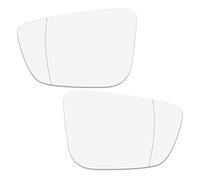 Vuzmode Verre de rétroviseur chauffé avec plaque support, verre latéral, for BMW, 520i 530i 540i Verre de remplacement de rétroviseur latéral de voiture(1pcs righ side)