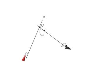 VV Cinquanta Plafonnier Suspension Noir/Rouge