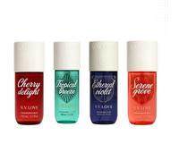 VV love Pack Cherry Delight + Tropical Breeze + Ethereal Violet + Serene Grove Brume Parfumée pour femme