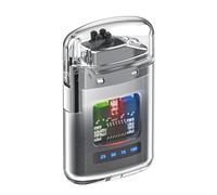 VVAY Briquet Électrique Rechargeable USB-C, sans Flamme et Coupe Vent