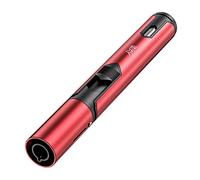 VVAY Briquet Jet Coupe-Vent Rechargeable Butane à gaz Longue portée pour Bougies cuisinières Barbecue，Boite Cadeau (Non Gaz Inclus)