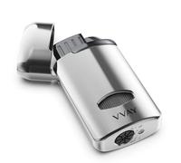 VVAY Briquet Tempête Gaz Rechargeable - Flamme Rouge (Gaz Non Inclus)