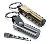 VVAY Paquet de 2 Briquet Allumette avec Porte-Clés, Vendu sans Essence