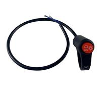 VVBNIN 1 Bouton De Commutation De Feux De Détresse pour Moto Véhicule Électrique Double Flash Avertissement Lampe d'urgence Clignotant Bouton De Commutation D'allumage Bouton de démarrage Moto(A3)