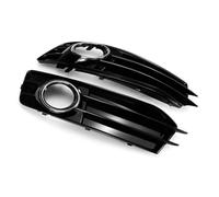 VVBNIN Compatible avec A3 pour SLine 8P 2009 2010 2011 2012 8P0807682 Chrome Argent Noir Couverture De Calandre De Phare Antibrouillard Avant De Voiture 8P0807681 Accessoires Voiture(Chrome Silver)