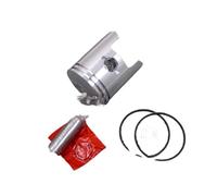 VVBNIN Compatible avec Suzuki pour AX100 Les Pièces De Moteur De Moto STD +25 +50 +75 +100, Alésage 50 Mm ~ 51 Mm, Kit De Segments De Piston Deux Temps kit de Segment de Piston(50)