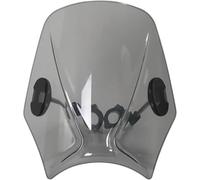 VVBUG Déflecteur de Pare-Brise pour DAELIM VT 125 Evolution 2000 2001 2002 2003, Anti-Rayures Moto Déflecteurs de Vent Protecteur de Visière Moto Accessoires,A/Light Grey