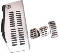 VVBUG Pédales de Voiture pour Audi A3 S3 8L A2, Plaques de Repose-Pieds Pédales D'accélérateur Frein Embrayage Protection,A/MT 4pcs