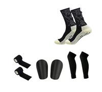 VVCPVDXCI Lot de 4 mini protège-tibias élastiques pour football et escalade