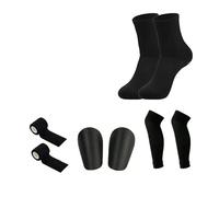 VVCPVDXCI Lot de 4 mini protège-tibias élastiques pour football et escalade