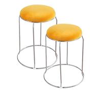 VVDPJLS Chaises d'empilement , tabourets d'empilement, Salon créatif taboure Rond taboule à Changement de Tabouret en métal Tabouret de Maquillage taboure Innovate