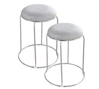 VVDPJLS Chaises d'empilement , tabourets d'empilement, Salon créatif Tabouret Rond à Tabouret à Changement de Tabouret en métal Tabouret de Maquillage Tabouret de Maquillage taboule Innovate