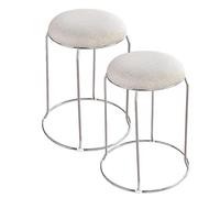 VVDPJLS Chaises d'empilement , tabourets d'empilement, Salon créatif Tabouret Rond taboule à Changement de Tabouret en métal Tabouret de Maquillage Tabouret de Maquillage taboule Innovate