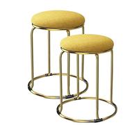 VVDPJLS Chaises d'empilement , tabourets d'empilement, Salon taboule en Tissu se Tabouret Rond Tabouret Tabouret de Table Basse taboure Innovate