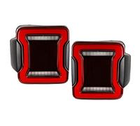 VVEDIK Ensemble De Feux Arrière De Rechange 2PCS JK LED pour Jeep Wrangler JK 2007-2018,European Version