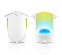 VVFLED Piège à insectes lumineux rechargeable par USB pour mouches des fruits, moucherons, puces, facile à transporter, intérieur ou extérieur, voyage, camping, sûr et silencieux (1 appareil + 4