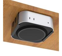 VVGAOGES Support en alliage d'aluminium pour Mac Mini M4/M4 Pro - Support de montage sous le bureau avec design de refroidissement et optimisation de bureau (noir)