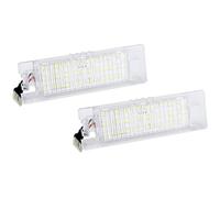 Vvhabpm Lampe D'étiquette à LED Pour Alfa Pour Romeo 147 156 159 166 Pour Giulietta 940 Pour MiTo GT 939 CANBUS LED Feux De Plaque D'immatriculation Blanc 12V 2835SMD