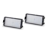 Vvhabpm Lampe D'étiquette à LED Pour Seat Ibiza 6L Ab Arosa Altea Cordoba MK1 MK2 Leon 1M Toledo 5P 2004 2005 2006-2009 Feux De Plaque D'immatriculation À LED Blancs