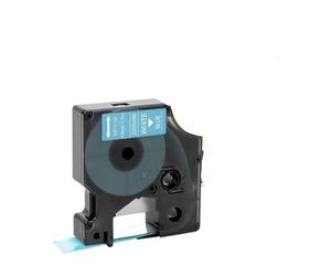 VVHKMSIL 10pcs 12 mm Tape Capation Compatible avec Le Fabricant d'étiquettes D1 Compatible avec Une Utilisation avec LabelManager 160 280(Blue Glitter)