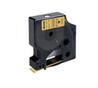 VVHKMSIL 10pcs 45013 Ruban D1 Compatible 12 mm Étiquette Cassette Ribbon Fonctionne avec 45010 45016 45017 45018 Compatible avec Le gestionnaire d'étiquettes 160 280(Black on Gold)