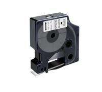 VVHKMSIL 10pcs 45013 Ruban D1 Compatible 12 mm Étiquette Cassette Ribbon Fonctionne avec 45010 45016 45017 45018 Compatible avec Le gestionnaire d'étiquettes 160 280(Black on Silver)