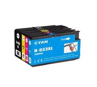 VVHKMSIL 1PC CARTRIDE À L'ENK 932XL 933XL Compatible avec IMPRIMERS OFFICEJET 6100 6600 6700 7110 7610 7612(Cyan)