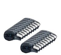 VVHKMSIL 20PK M21-750-427 Ruban d'étiquettes Auto-plastifiant translucide Compatible BMP21 Plus étiqueteuse